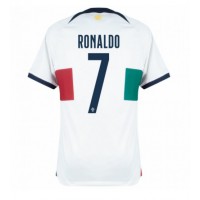 Koszulka piłkarska Portugalia Cristiano Ronaldo #7 Strój wyjazdowy MŚ 2022 tanio Krótki Rękaw